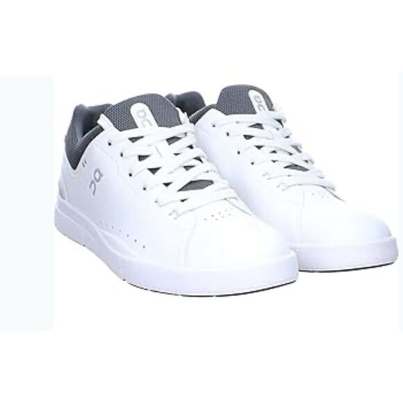 On Running The Roger Advantage Textile Synthetic White Rock Trainers Size 10.5 - Picture 1 of 12